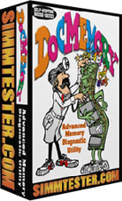 CST Free DocMemory - A PC RAM Diagnostic tool